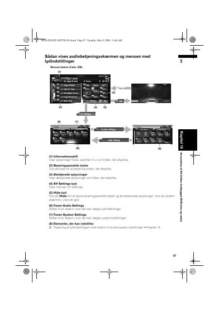 Pioneer AVIC-HD1BT - Software manual - danois