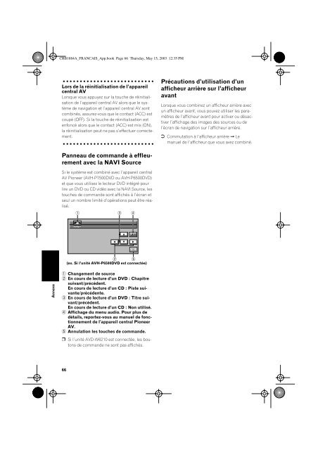 Pioneer AVIC-800DVD - User manual - fran&ccedil;ais