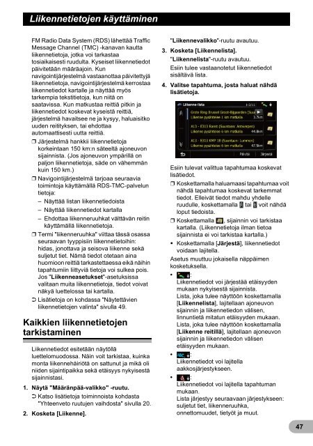 Pioneer AVIC-F930BT - User manual - finnois