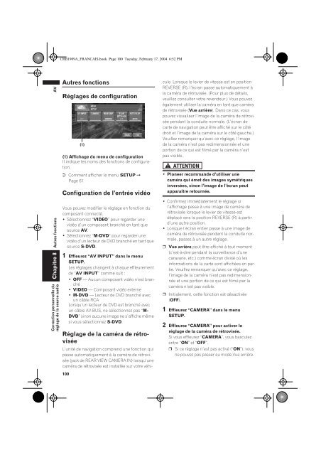 Pioneer AVIC-X1 - Software manual - fran&ccedil;ais