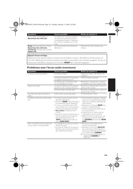 Pioneer AVIC-X1 - Software manual - fran&ccedil;ais