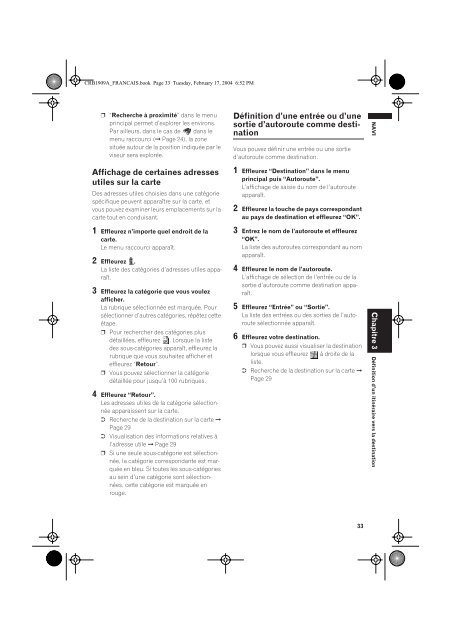 Pioneer AVIC-X1 - Software manual - fran&ccedil;ais