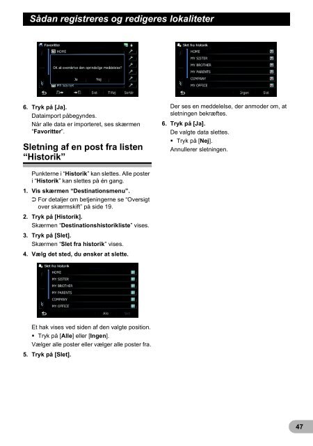 Pioneer AVIC-F20BT - User manual - danois