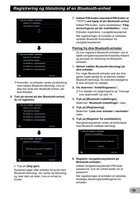 Pioneer AVIC-F20BT - User manual - danois