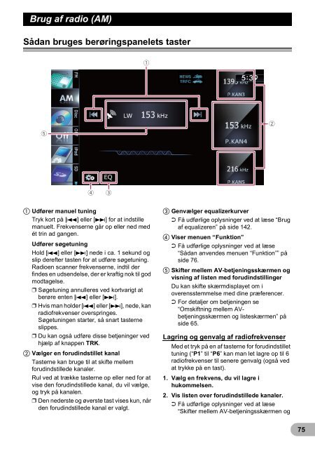 Pioneer AVIC-F20BT - User manual - danois