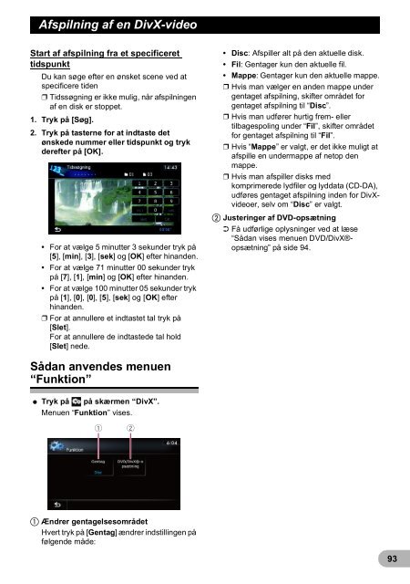 Pioneer AVIC-F20BT - User manual - danois