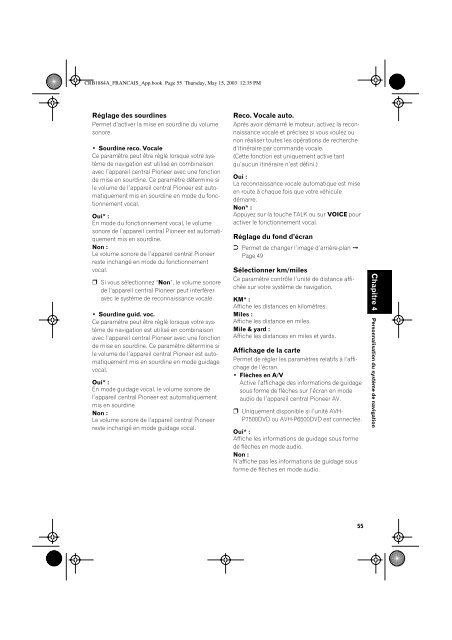 Pioneer AVIC900HVT - User manual - fran&ccedil;ais