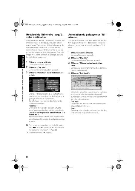 Pioneer AVIC750DV - User manual - fran&ccedil;ais