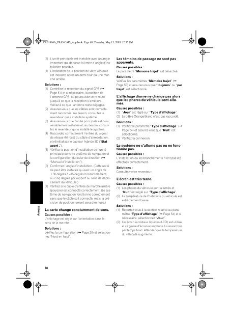 Pioneer AVIC750DV - User manual - fran&ccedil;ais