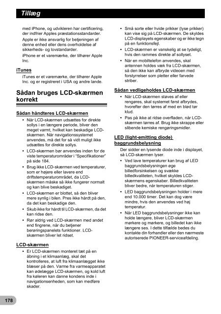 Pioneer AVIC-F9220BT - User manual - danois