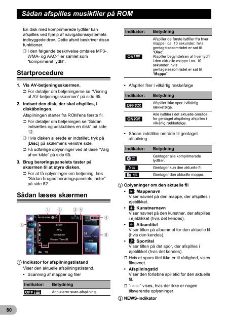 Pioneer AVIC-F9220BT - User manual - danois