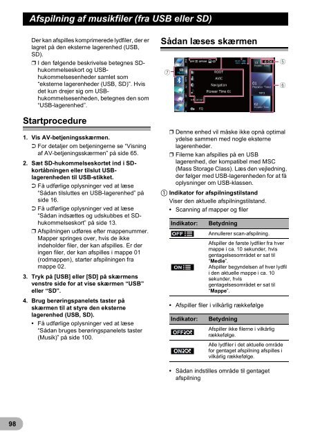 Pioneer AVIC-F9220BT - User manual - danois