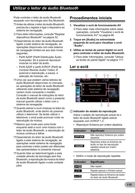 Pioneer AVIC-F9220BT - User manual - portugais