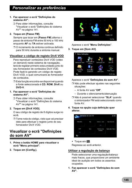 Pioneer AVIC-F9220BT - User manual - portugais