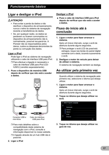 Pioneer AVIC-F9220BT - User manual - portugais