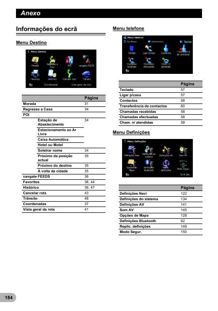 Pioneer AVIC-F9220BT - User manual - portugais