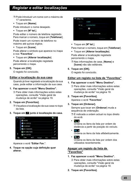 Pioneer AVIC-F9220BT - User manual - portugais