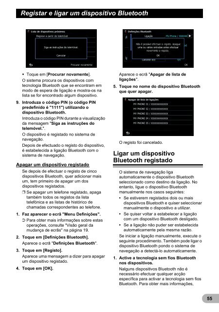 Pioneer AVIC-F9220BT - User manual - portugais