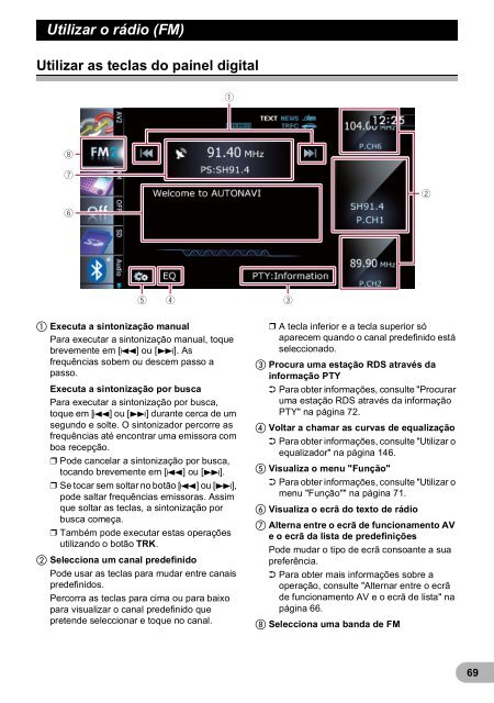 Pioneer AVIC-F9220BT - User manual - portugais