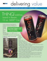 mor launches redesigned Rexam SLEEK® cans