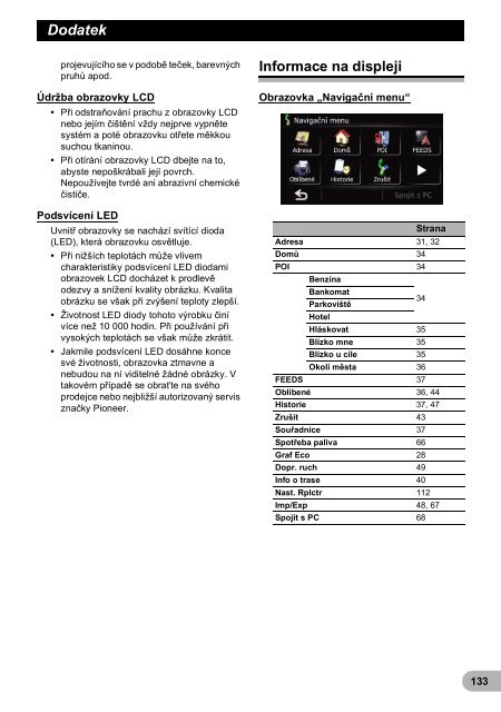 Pioneer AVIC-F320BT - User manual - tch&egrave;que