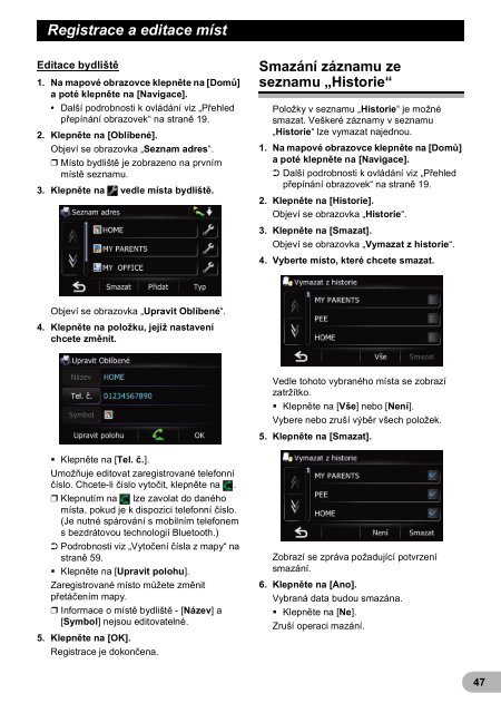 Pioneer AVIC-F320BT - User manual - tch&egrave;que