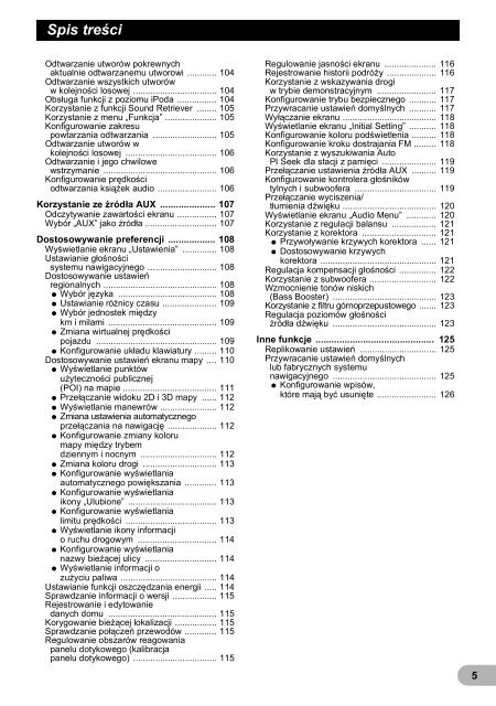 Pioneer AVIC-F320BT - User manual - polonais