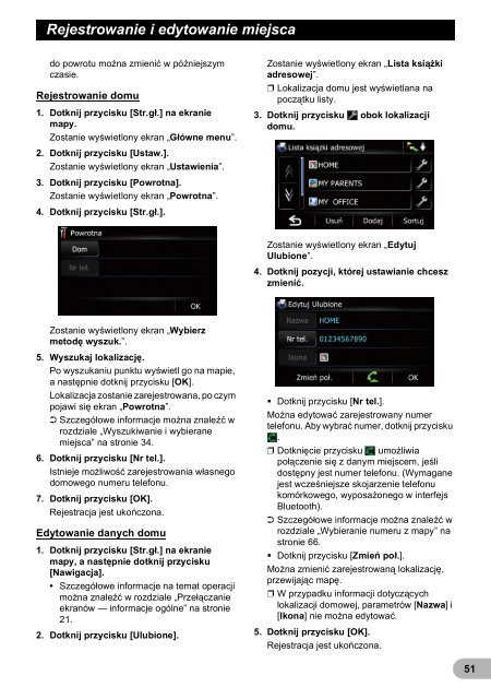 Pioneer AVIC-F320BT - User manual - polonais