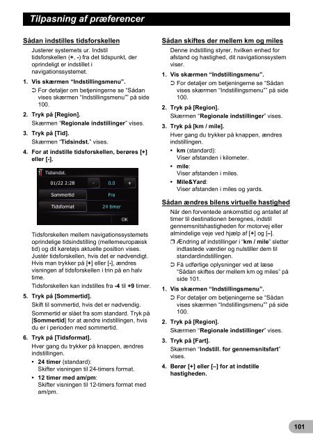 Pioneer AVIC-F320BT - User manual - danois