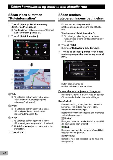 Pioneer AVIC-F320BT - User manual - danois