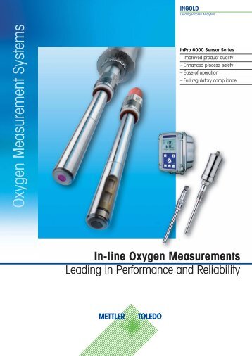 In-Line Oxygen Measurements - Mettler Toledo