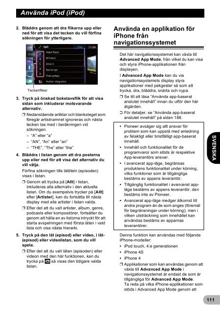 Pioneer AVIC-F940BT - User manual - danois, finnois, su&eacute;dois