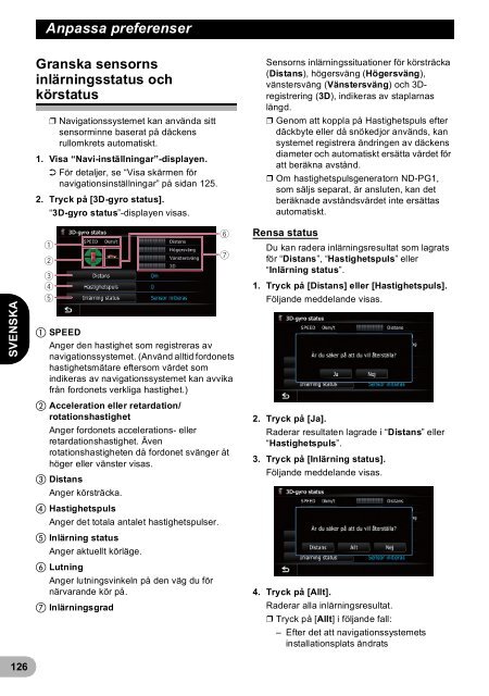 Pioneer AVIC-F940BT - User manual - danois, finnois, su&eacute;dois