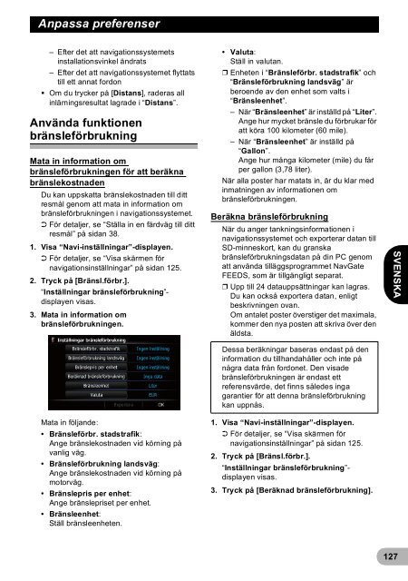 Pioneer AVIC-F940BT - User manual - danois, finnois, su&eacute;dois