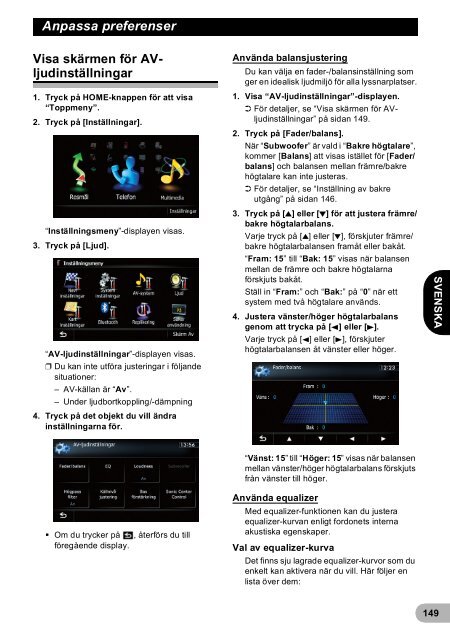 Pioneer AVIC-F940BT - User manual - danois, finnois, su&eacute;dois