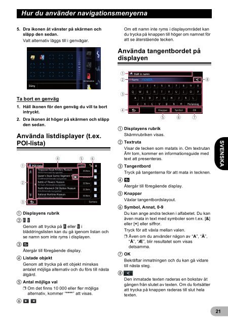 Pioneer AVIC-F940BT - User manual - danois, finnois, su&eacute;dois