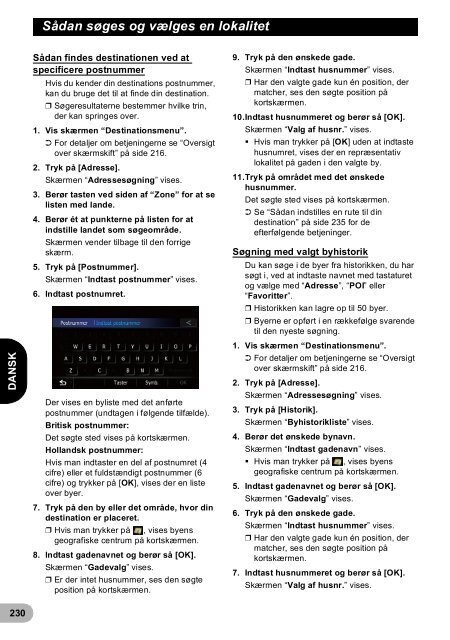 Pioneer AVIC-F940BT - User manual - danois, finnois, su&eacute;dois