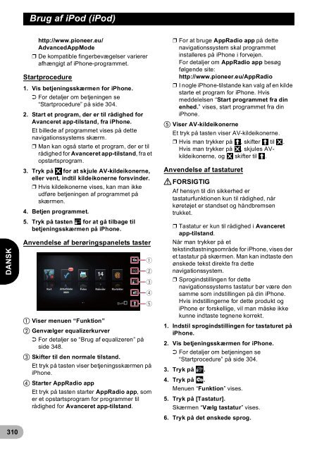 Pioneer AVIC-F940BT - User manual - danois, finnois, su&eacute;dois