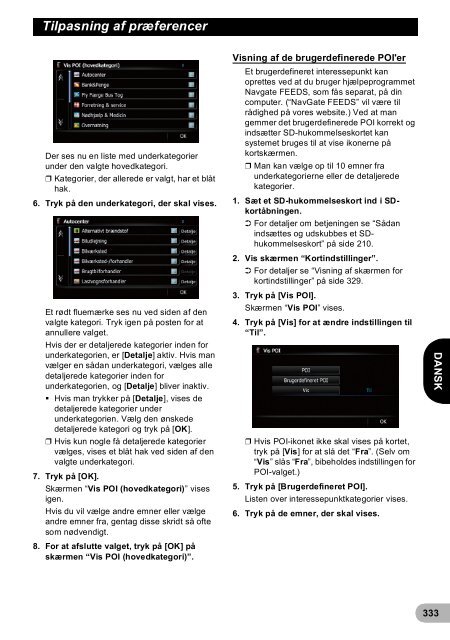 Pioneer AVIC-F940BT - User manual - danois, finnois, su&eacute;dois