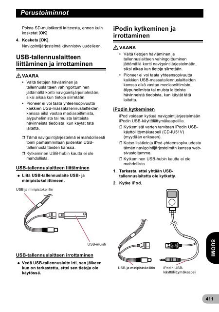 Pioneer AVIC-F940BT - User manual - danois, finnois, su&eacute;dois