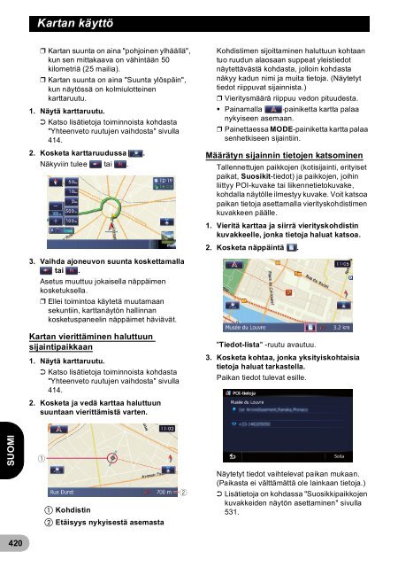 Pioneer AVIC-F940BT - User manual - danois, finnois, su&eacute;dois