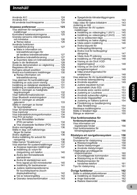 Pioneer AVIC-F940BT - User manual - danois, finnois, su&eacute;dois