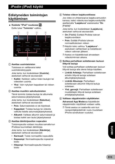 Pioneer AVIC-F940BT - User manual - danois, finnois, su&eacute;dois