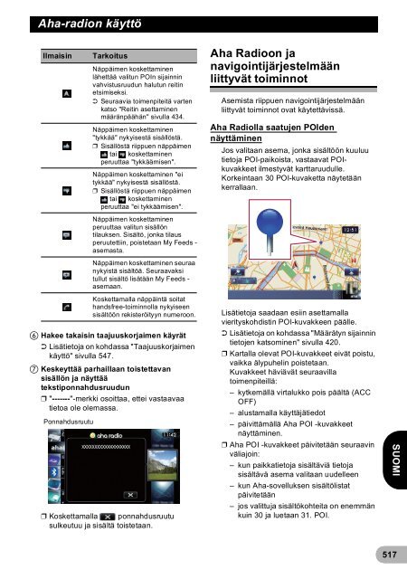 Pioneer AVIC-F940BT - User manual - danois, finnois, su&eacute;dois