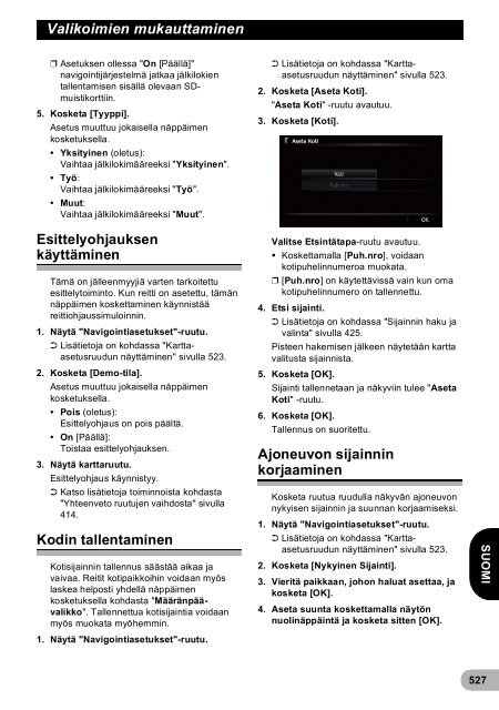 Pioneer AVIC-F940BT - User manual - danois, finnois, su&eacute;dois