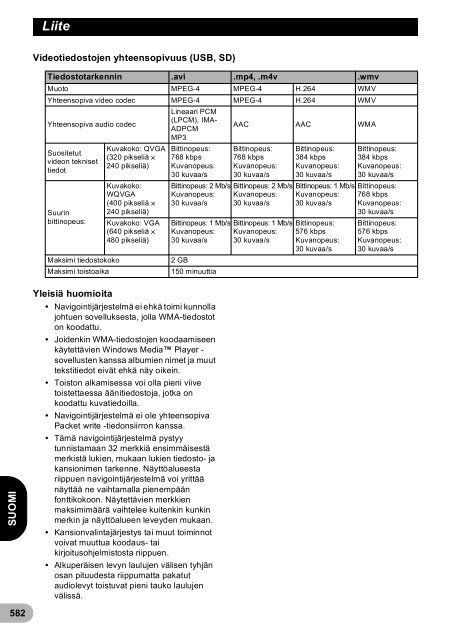 Pioneer AVIC-F940BT - User manual - danois, finnois, su&eacute;dois