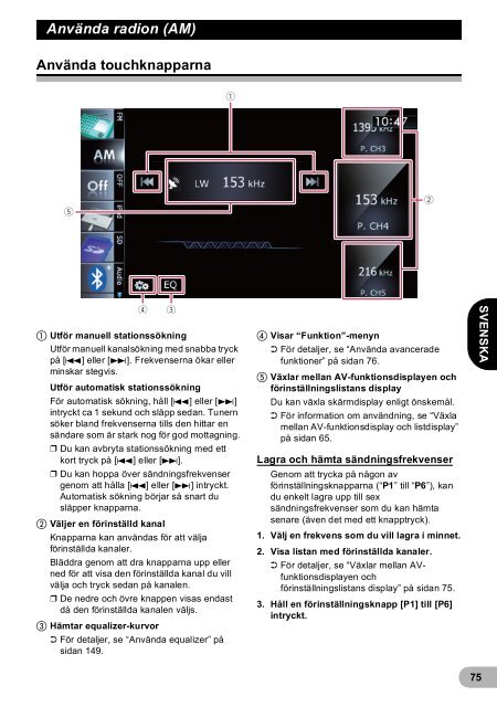 Pioneer AVIC-F940BT - User manual - danois, finnois, su&eacute;dois