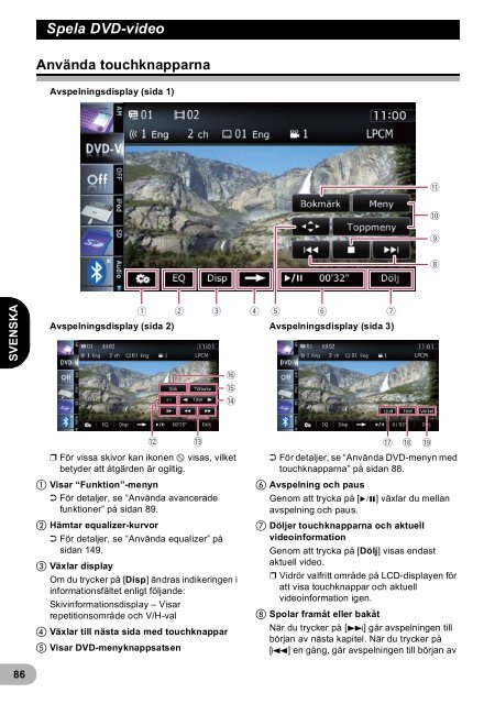 Pioneer AVIC-F940BT - User manual - danois, finnois, su&eacute;dois