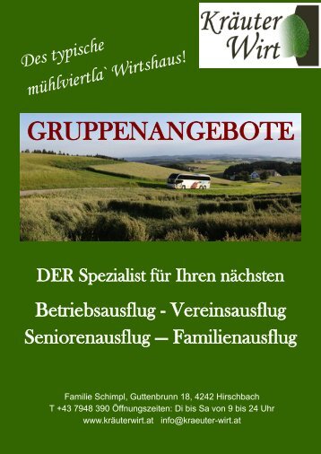 GRUPPENREISEANGEBOTE  Seite 1 - 4