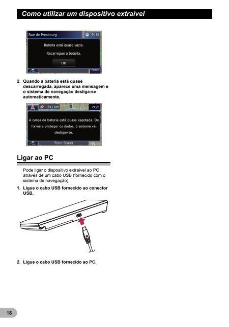 Pioneer AVIC-F310BT - User manual - portugais